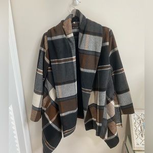 Chicwish Wool Prairie Rabato Long Sleeve Soft Belted Coat